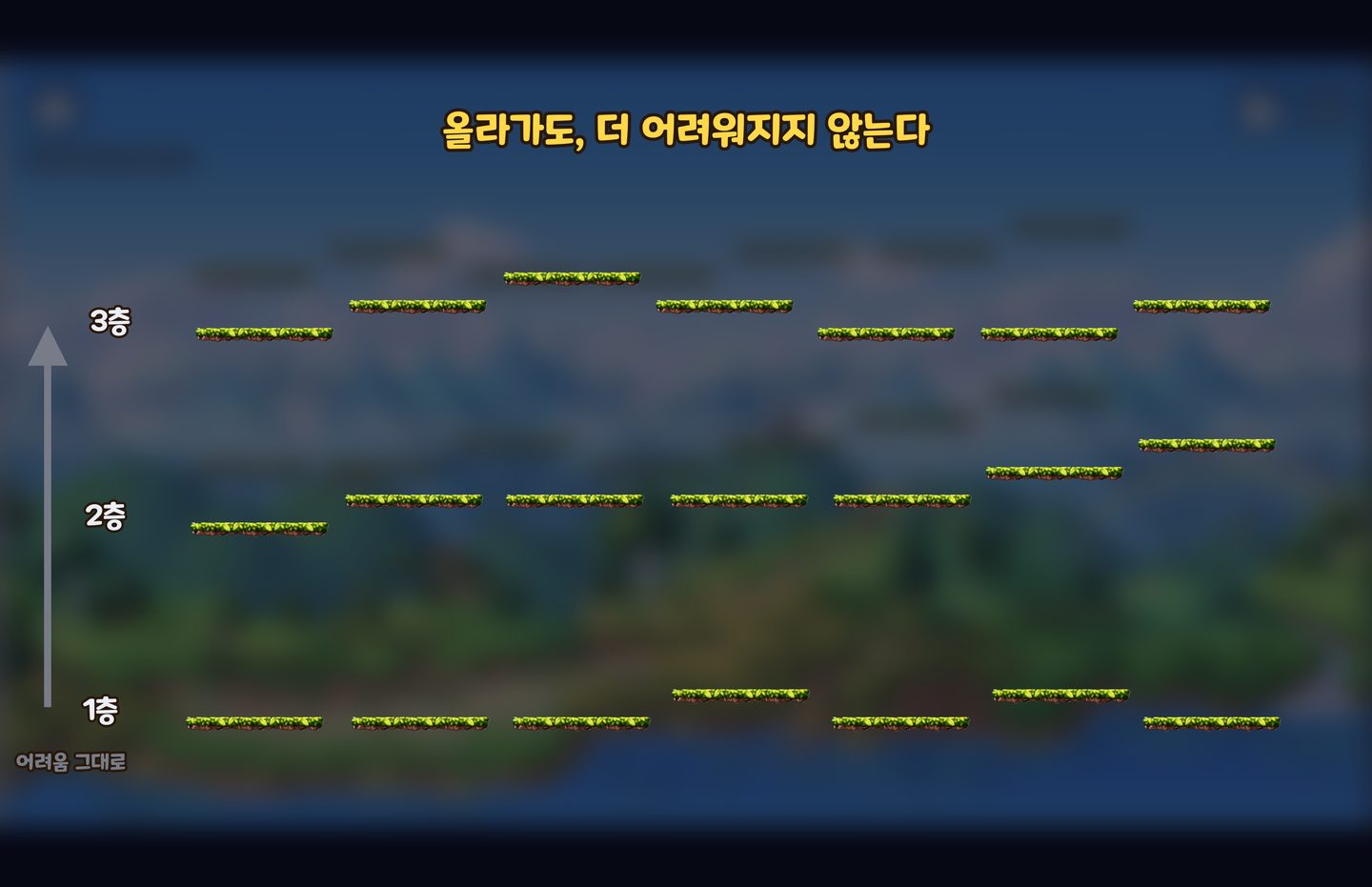 올라가도, 더 어려워지지 않는다